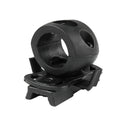 VULPO 20mm 24.5mm 30mm Diameter Helmet Flashlight Mount Clip Tactical Flashlight Clamp Adaptor For Fast/MICH Helmet Rail Groove