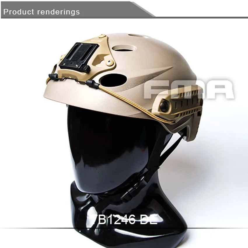 NEW TB-FMA Special Force Recon Tactical Helmet Outdoor CS Recon Tactical Helmet BK/DE/FG TB1246