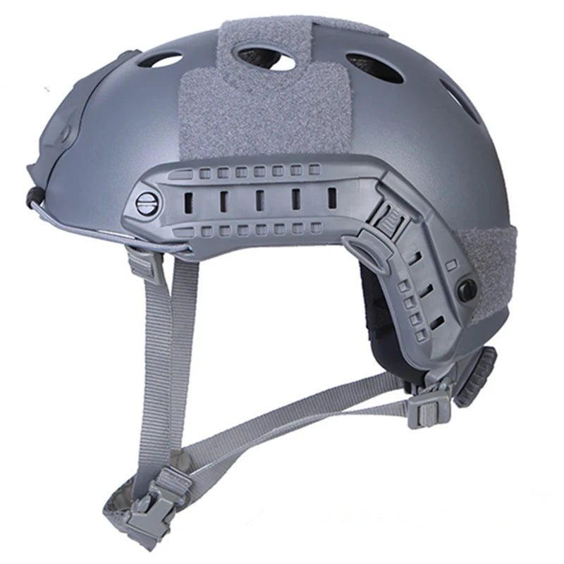 Wolf Gray Tactical Helmet Airsoft Sports Protective Accessory for Paintball Fast Jumping And Hunting