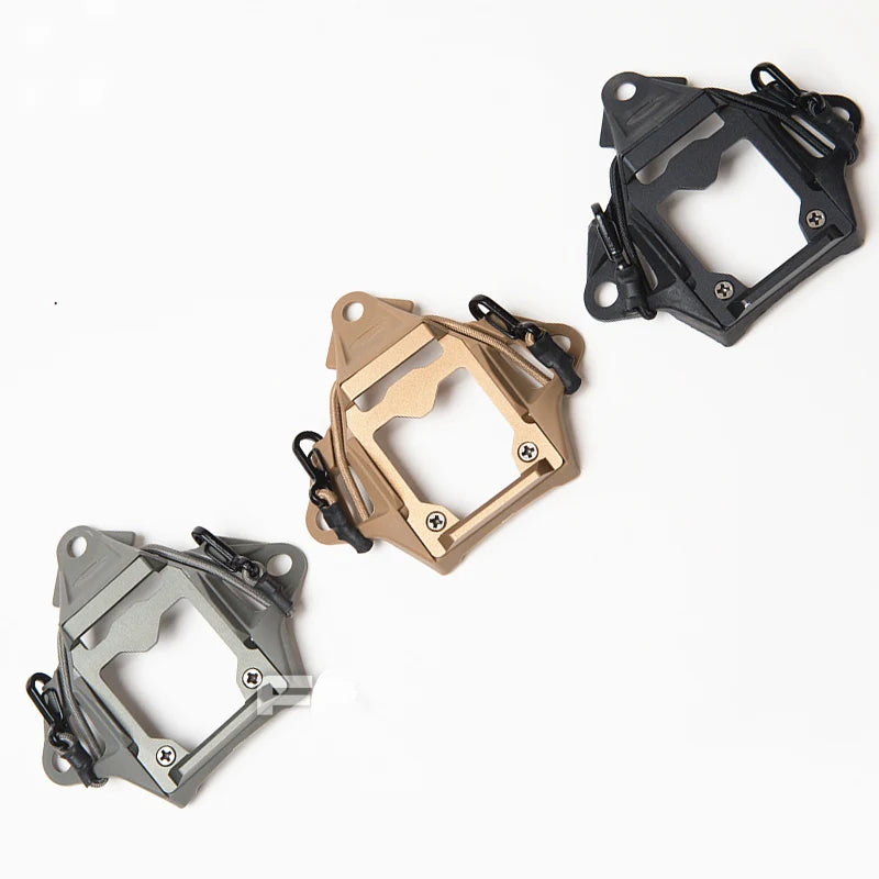 Airsoft Modular Bungee Shroud Helmet Accessories, NVG Mount Adapter, Compatible with L4G24 L4G19 Support