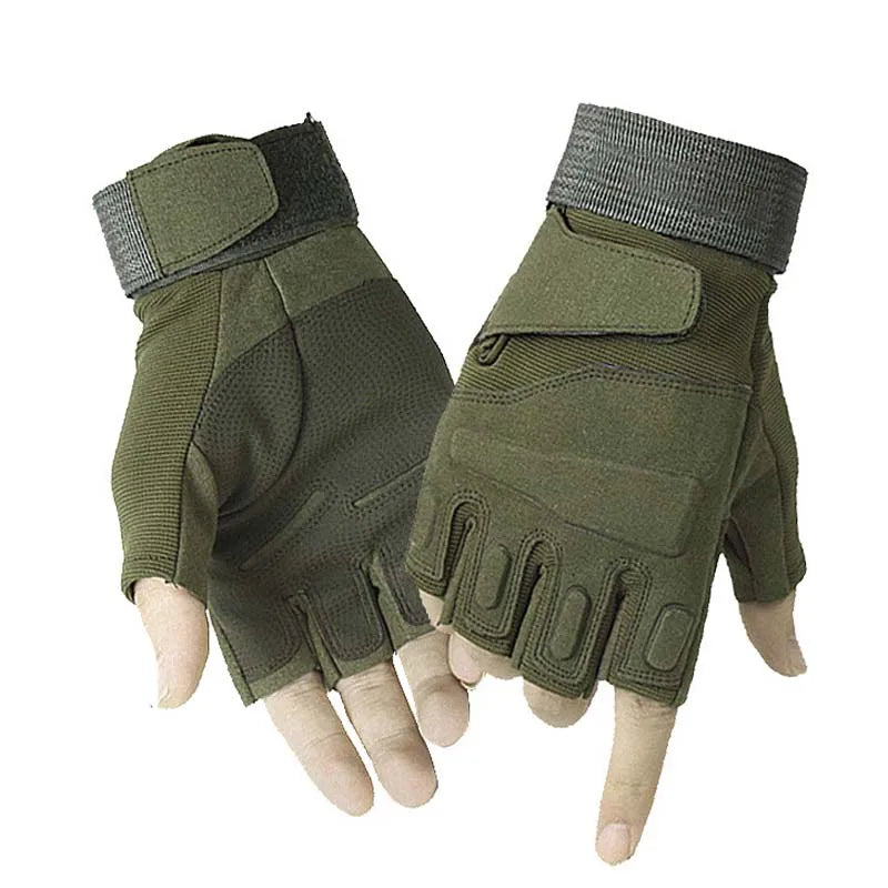 Airsoft Hunting Tactical Half Finger Gloves Combat Training Gloves Fishing Fitness Gym Sport Gloves