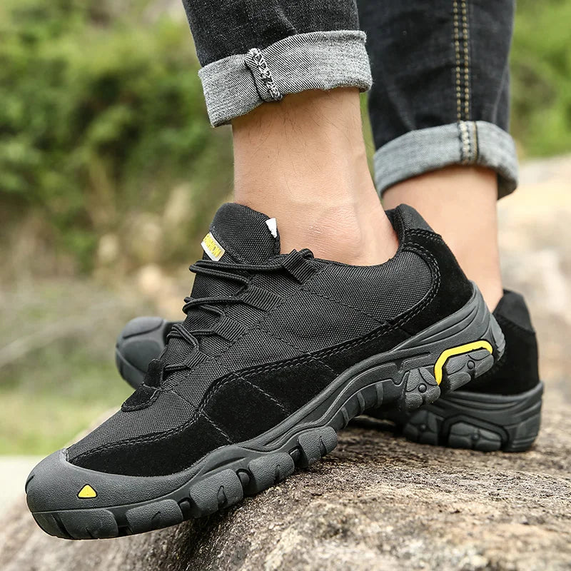 Outdoor Men Hiking Shoes Waterproof Breathable Tactical Combat Army Boots Desert Training Sneakers Anti-Slip Trekking Shoes