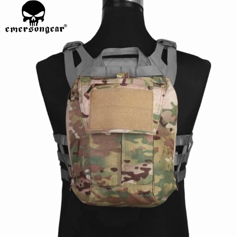 Emersongear-Tactical Pack Zip-on Panel Leapable Plate Carrier, Back Bag, Hydration Carrier for FPC, NLPC, LPC 2.0 MVS Vest