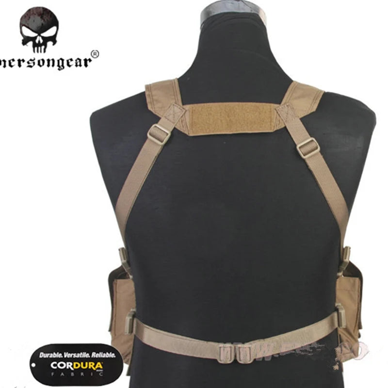 EmersonGear MF Style UW IV Chest Rig  500D Molle Tactical Vest with Multi-pockets for EDC Tools Flashlight Torch BBs Patches