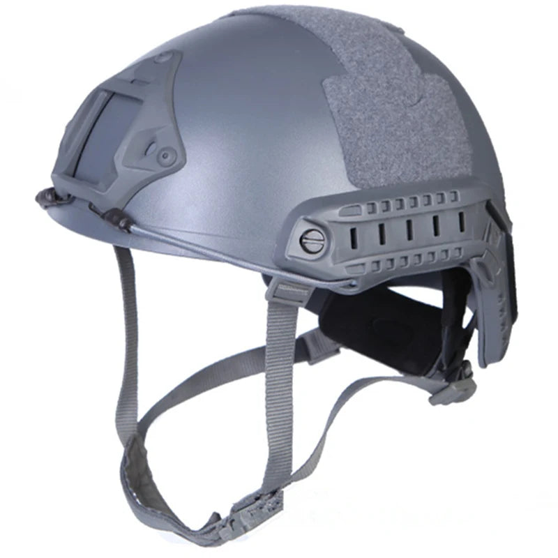 Wolf Gray Tactical Helmet Airsoft Sports Protective Accessory for Paintball Fast Jumping And Hunting