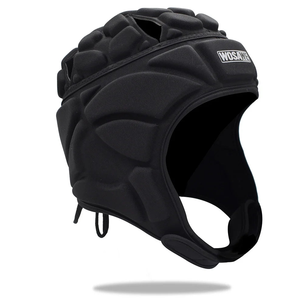 Profession Football Soccer Baseball Goalkeeper Helmet Sports Rugby Scrum Cap Head Guard Goalie Roller Hat Fiber Head Protector