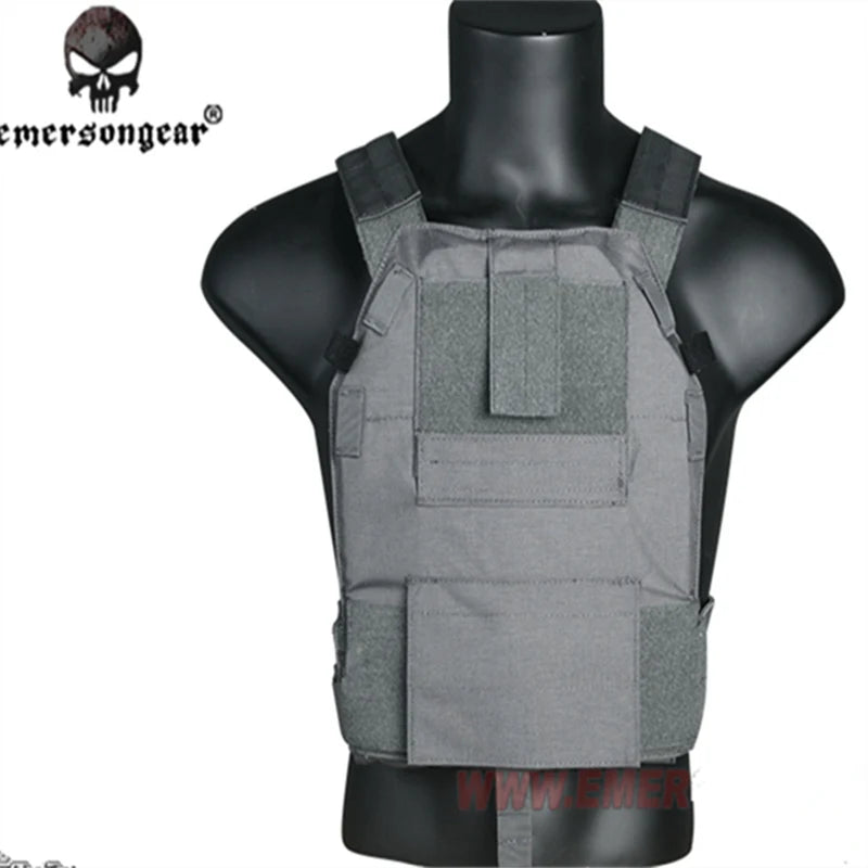 Emerson LBT6094 Style SLICK Medium Plate Carrier Tactical Chest Rig Paintball Hunting Vest Gear Body Armor MC BLACK CB