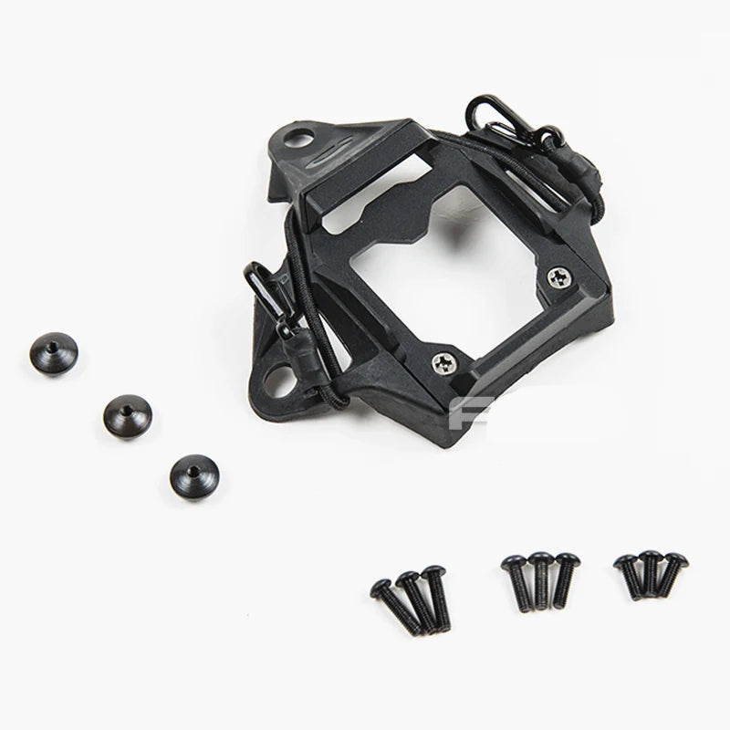 Airsoft Modular Bungee Shroud Helmet Accessories, NVG Mount Adapter, Compatible with L4G24 L4G19 Support