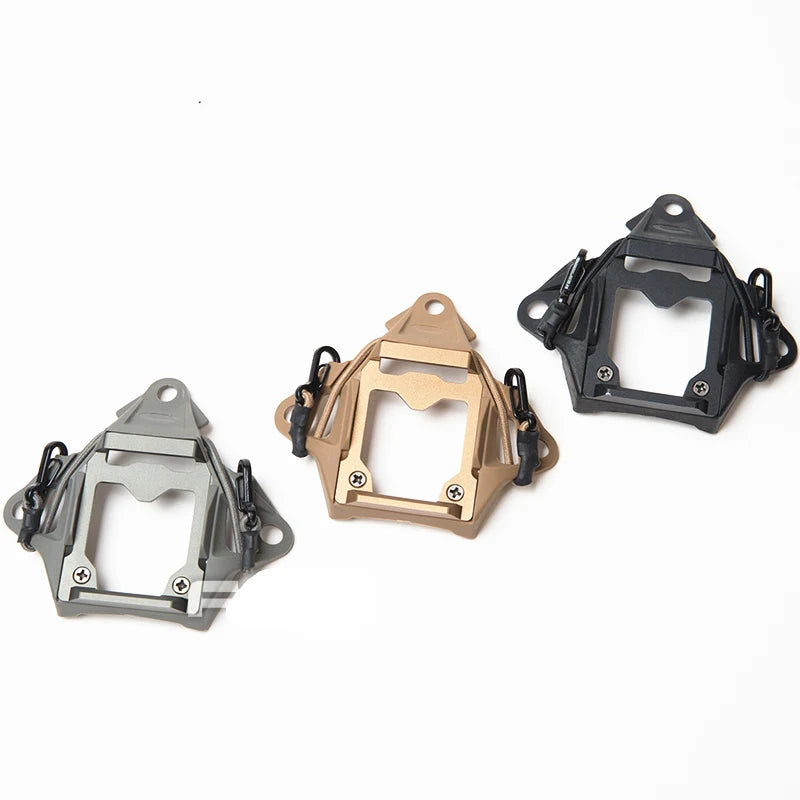 Airsoft Modular Bungee Shroud Helmet Accessories, NVG Mount Adapter, Compatible with L4G24 L4G19 Support