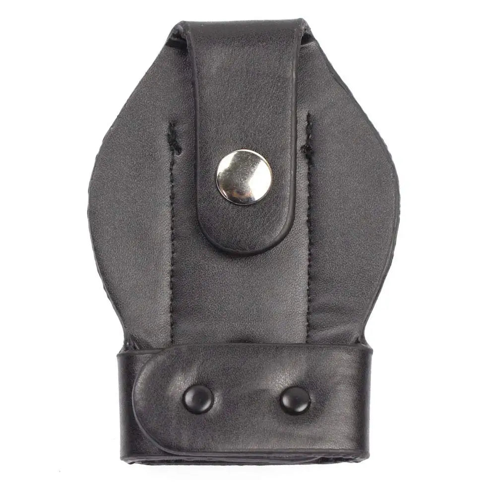 ROCOTACTICAL Bikini Handcuff Case with Metal Clip, Law Enforcement Standard Single Handcuff Pouch, Black