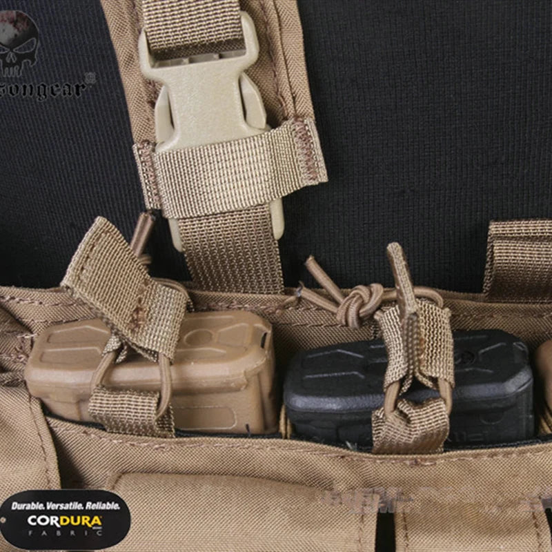 EmersonGear MF Style UW IV Chest Rig  500D Molle Tactical Vest with Multi-pockets for EDC Tools Flashlight Torch BBs Patches