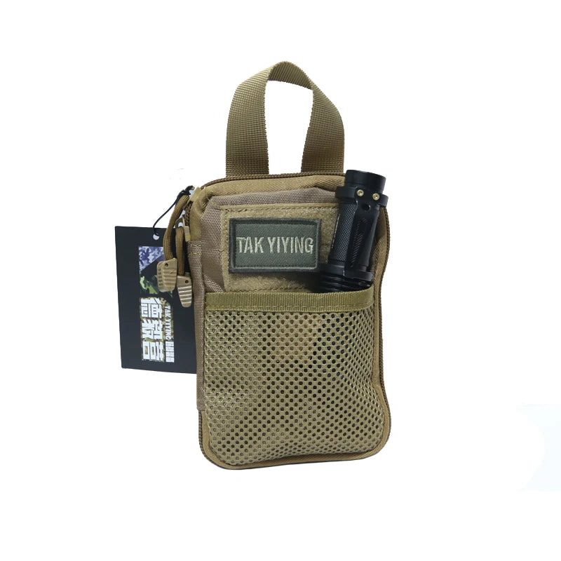 TAK YIYING Molle Hunting Medical First Aid Hunting Pouch Travel Pocket Organizer EDC Pouch Bag Nylon