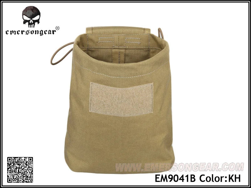 New EMERSON Large Capacity Waist Molle  Tactical Airsoft Paintball Hunting Folding Mag Recovery Dump Pouch Hunting Bags