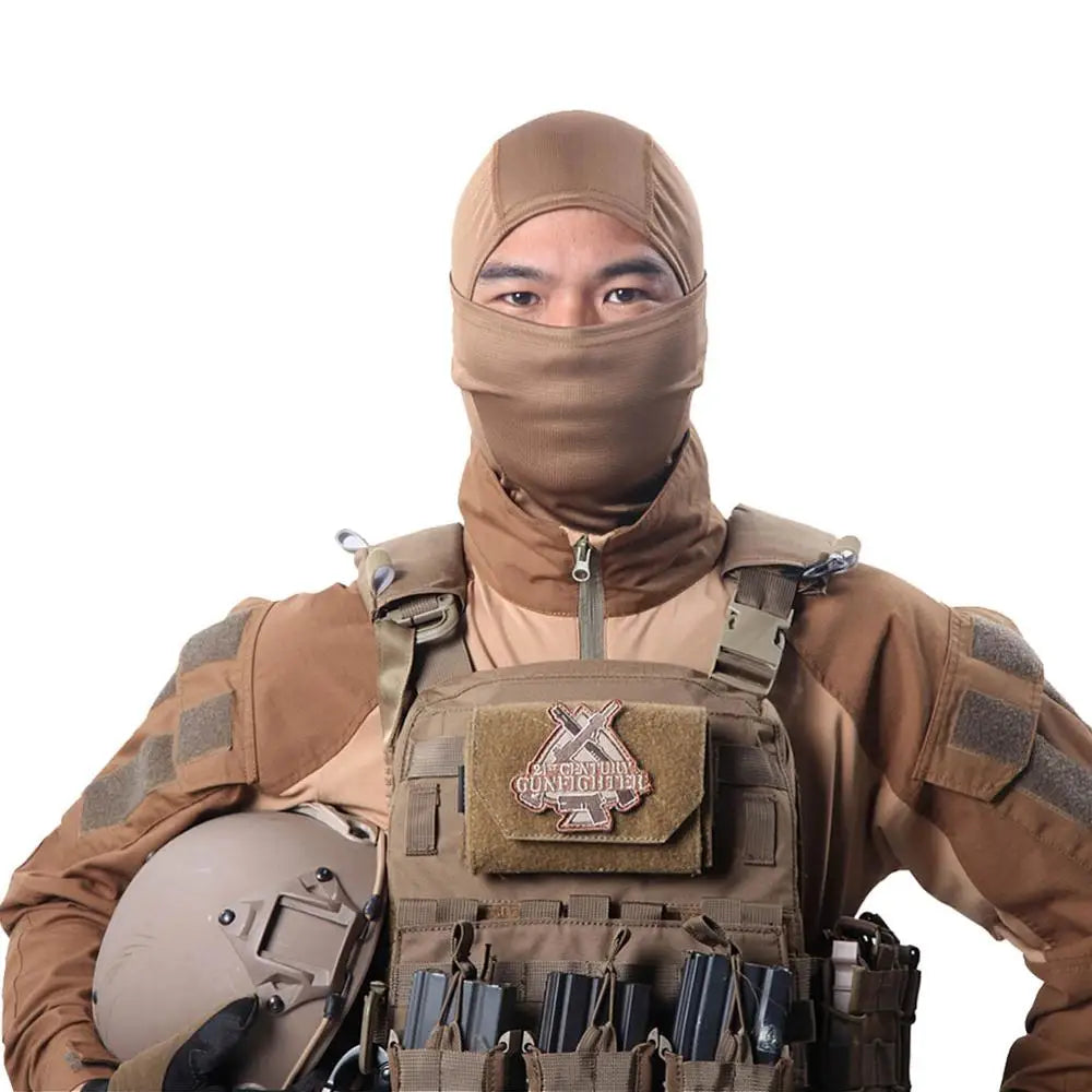 SINAIRSOFT Rattlesnake Tactical Headgear Airsoft Hunting Wargame Breathing Dustproof Face Balaclava Mask Full Hood Ride