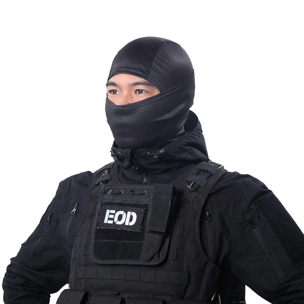 SINAIRSOFT Rattlesnake Tactical Headgear Airsoft Hunting Wargame Breathing Dustproof Face Balaclava Mask Full Hood Ride