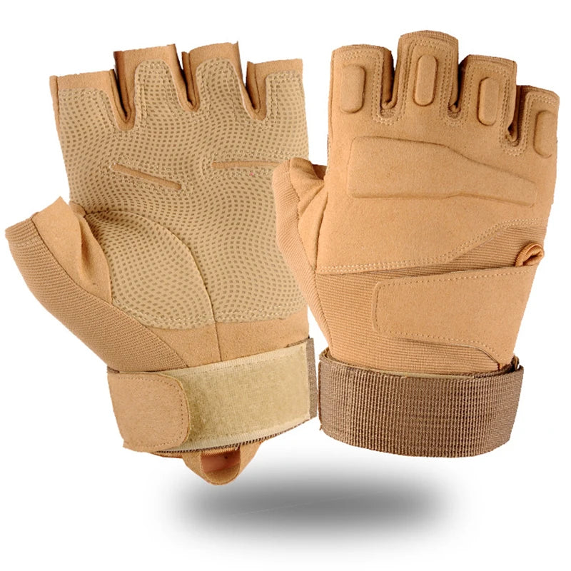 Airsoft Hunting Tactical Half Finger Gloves Combat Training Gloves Fishing Fitness Gym Sport Gloves