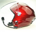 Noise cancelling paramotor helmet with full headset two side PTT control CE EN966 standard