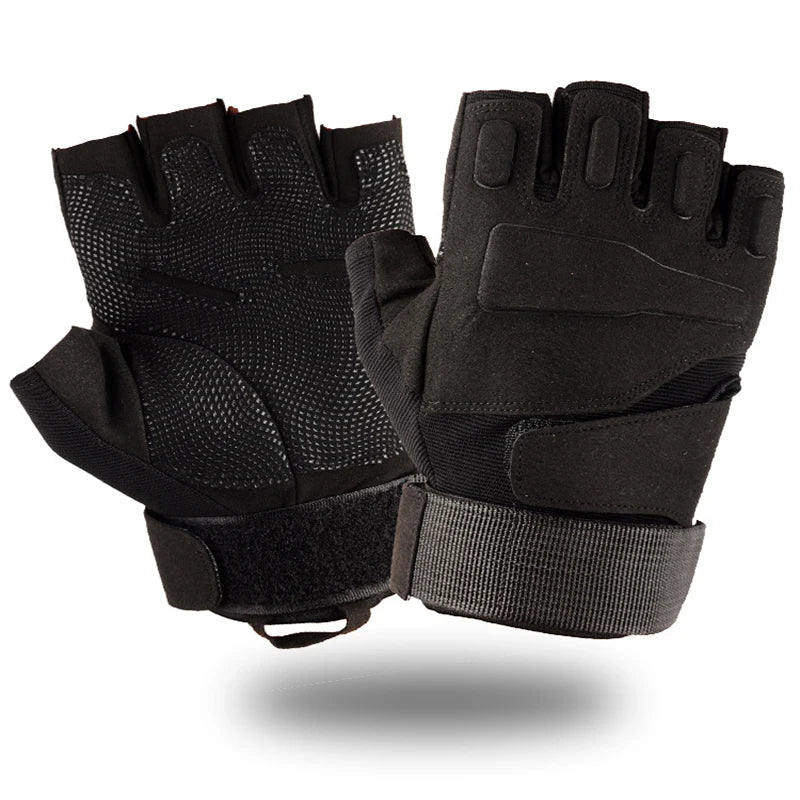 Airsoft Hunting Tactical Half Finger Gloves Combat Training Gloves Fishing Fitness Gym Sport Gloves