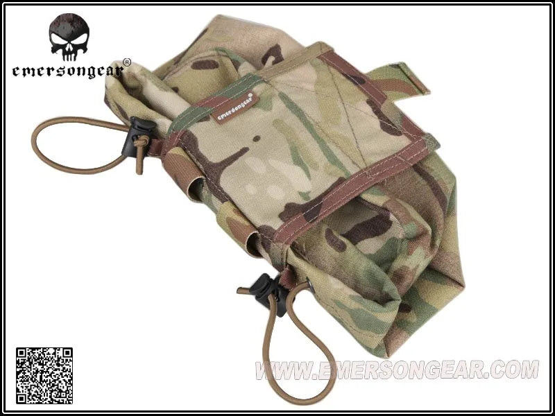 New EMERSON Large Capacity Waist Molle  Tactical Airsoft Paintball Hunting Folding Mag Recovery Dump Pouch Hunting Bags