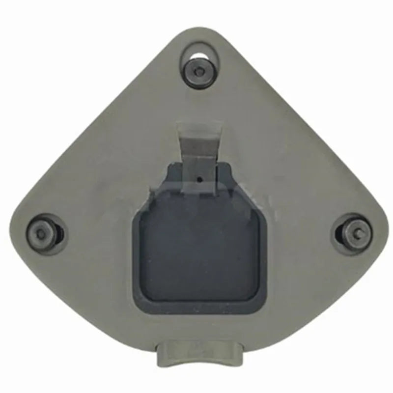 Norotos middle aluminum Style 3-Hole Low Profile NVG Shroud Black Mounting Platform w/ Positive Snap Lock for MICH TATM Helmet