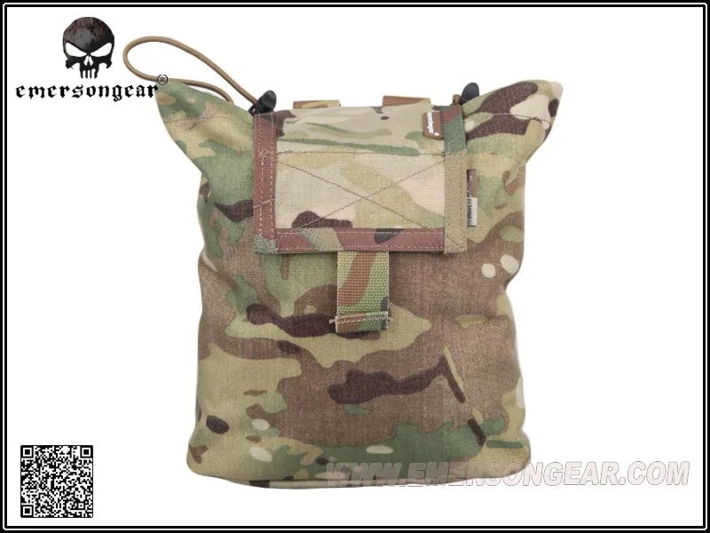 New EMERSON Large Capacity Waist Molle  Tactical Airsoft Paintball Hunting Folding Mag Recovery Dump Pouch Hunting Bags