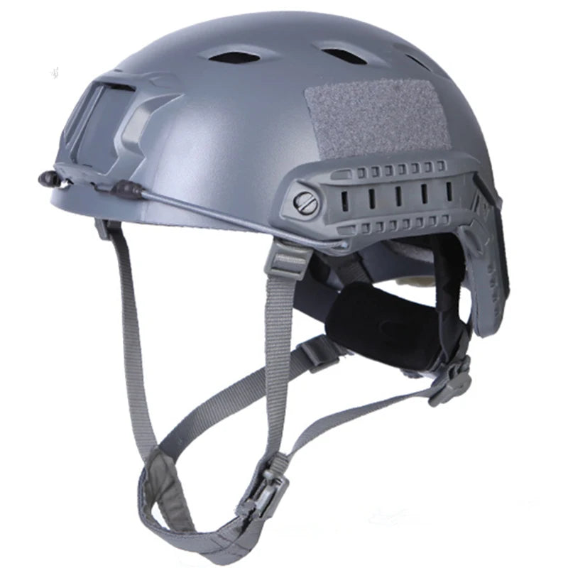 Wolf Gray Tactical Helmet Airsoft Sports Protective Accessory for Paintball Fast Jumping And Hunting