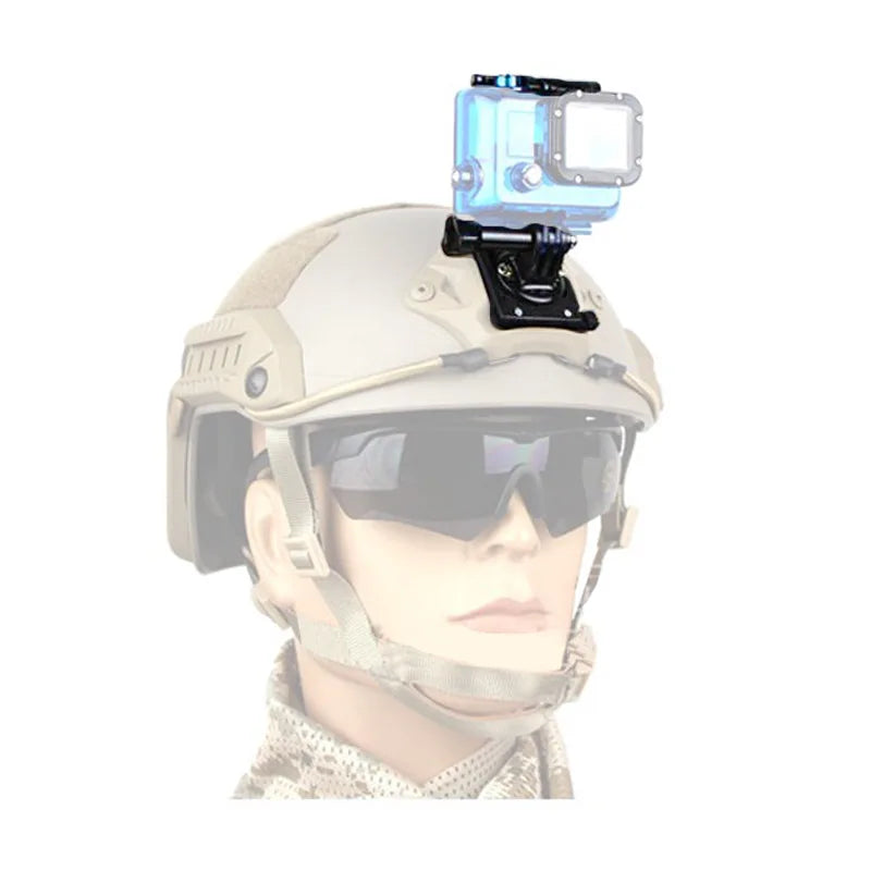 VULPO Tactical Helmet NVG Mount Base Connecter Adapter Fixed Mount For Mobile Phone Gopro Hero 1 2 3 4 Camera Accessory