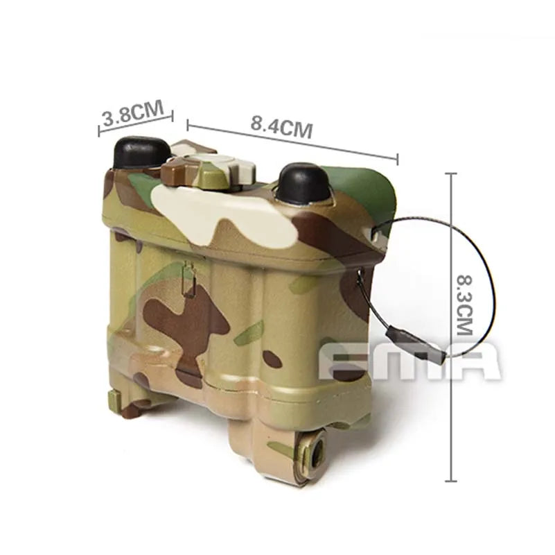 FMA Tactical AN/PVS-31 NVG Battery Box Case Dummy Model MC for Helmet Night Vision Goggle