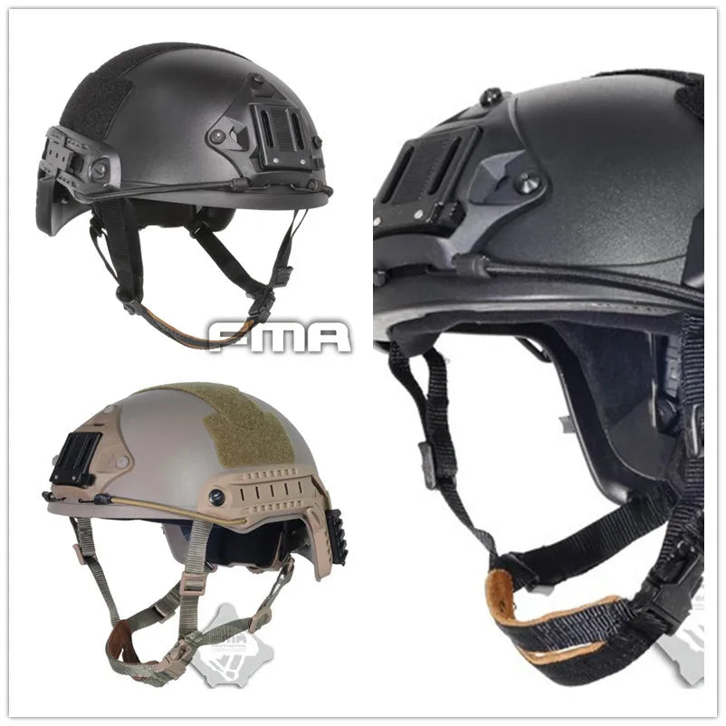 FMA Tactica FAST Classic High Cut Helmet ABS Suspension Adjustable Head Circumference for Military CS Airsoft Outdoor Protection