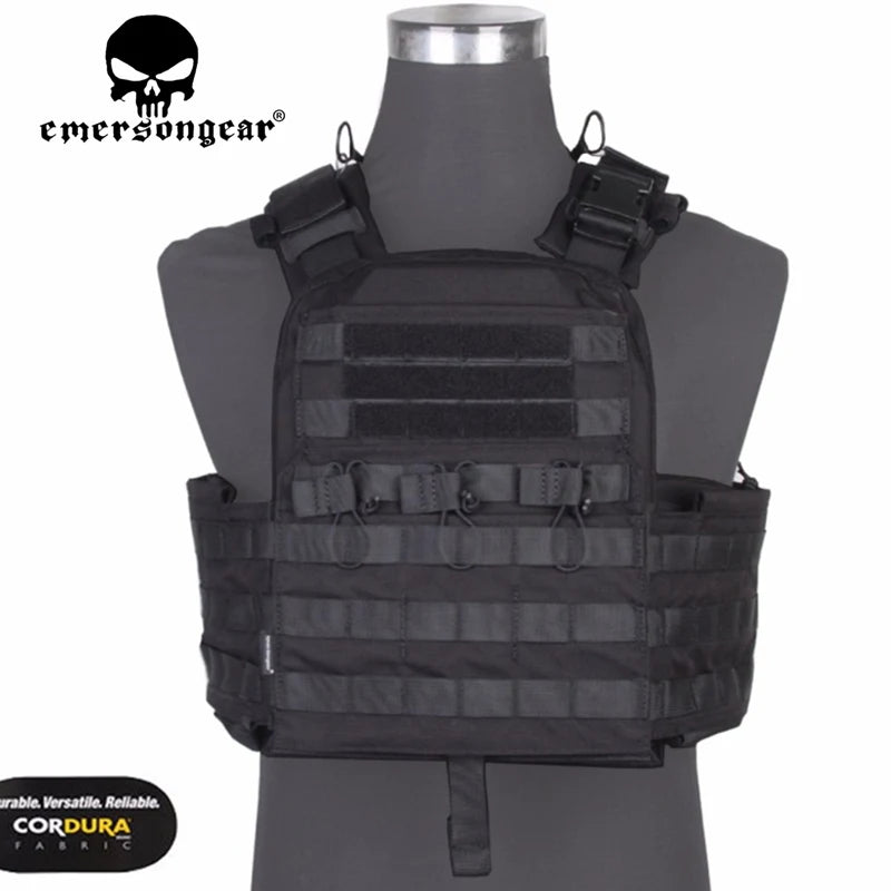 Emersongear Tactical Quick Release Vest Plate Carrier MOLLE Outdoor Protective Gear for Airsoft Paintball Hunting