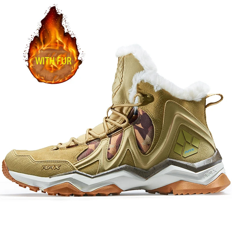 Rax Hiking Shoes Men Waterproof Outdoor Climbing Camping Hunting Boots Trekking Sneakers Tactical Wakling Sport Antle Snow Shoes
