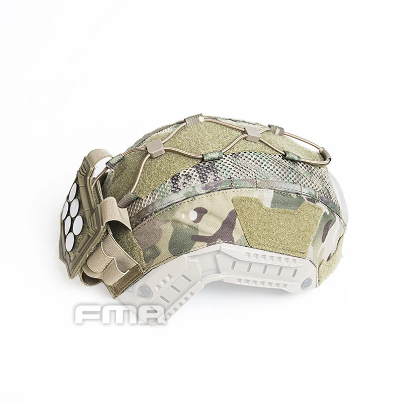 FMA Tactical Maritime Helmet Cover Multifunctional Battery Holder Balanced Pouch Bag BK/DE/MC