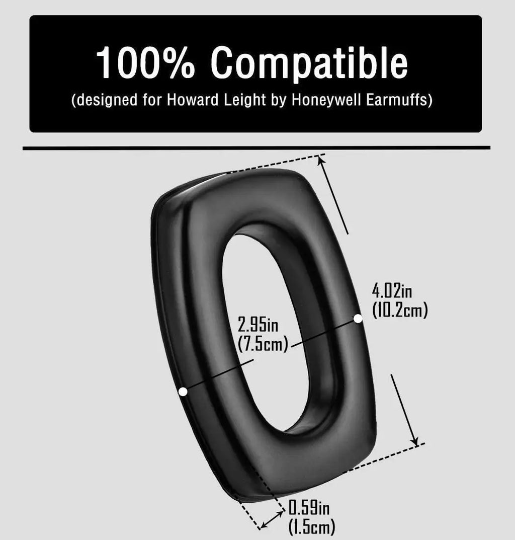 ZOHAN Gel Ear Pads For Howard Leight By Honeywell Impact Earmuff Electronic Shooting Earmuff
