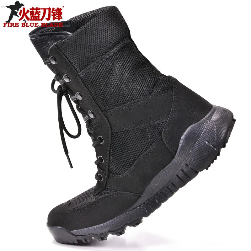 2025 New Blade Summer Mesh Breathable 07 Ultra-Light Men's Hight-Top Forces Boots