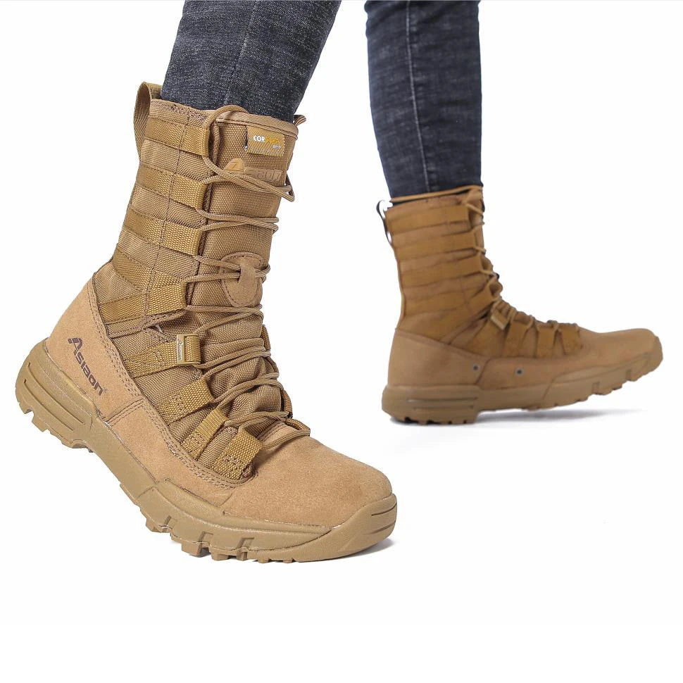 Cool Men Boots Hiking Sport Shoes Ankle Men Sneakers Outdoor Boots Men's Desert Waterproof Work Safety Shoes