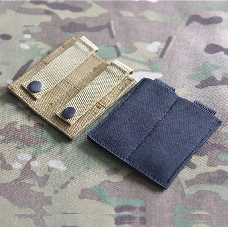 Double Mag Pouch for Tactical Vest, Molle System, Elastic Pistol, New, 9mm