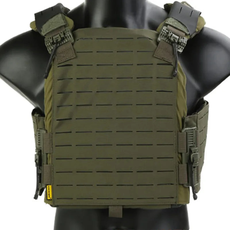 Tactical Laser Cut Plate Carrier ROC quick release MC Airsoft Shooting Vest Hunting Outdoor Combat Assault Protective Vest