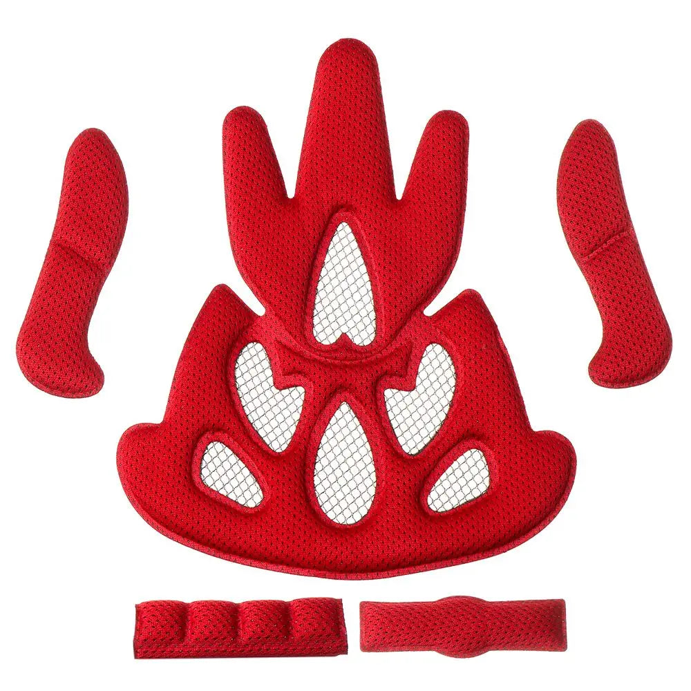 Motorcycle Bicycle Universal Replacement with Insect Net Helmet Inner Padding Kit Protection Sponge Pad Foam Pads Set