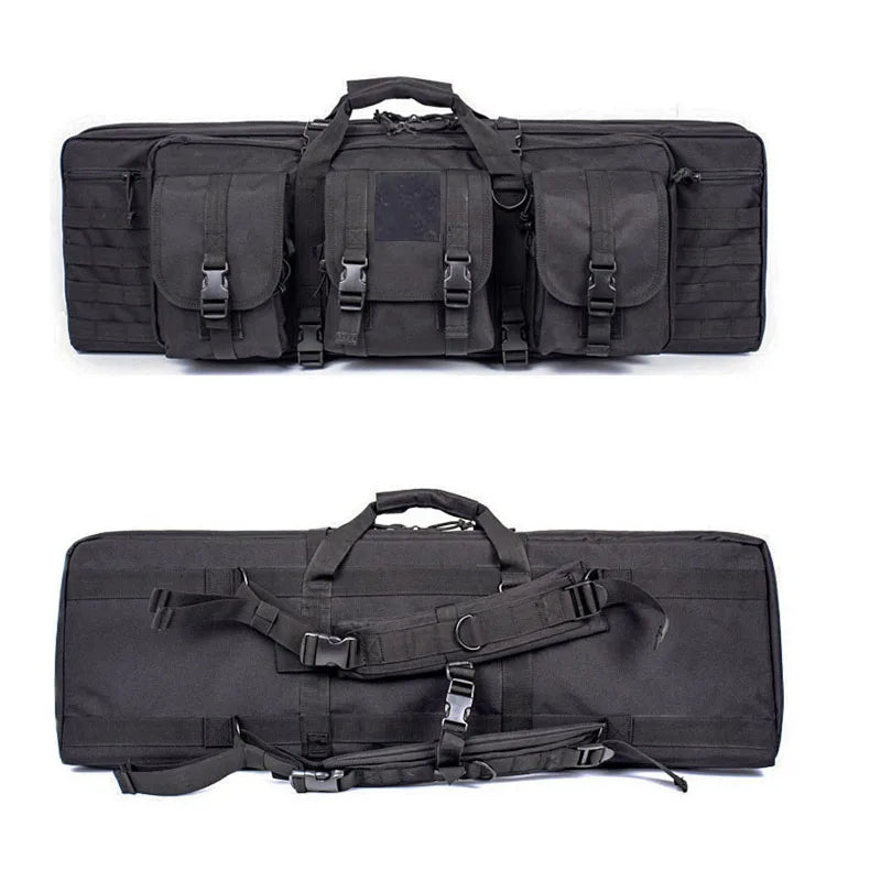 Tactical 36'' 90cm Double Rifle Bag Case for M4 Ak47 AR 15 Carbine Backpack Shooting Shotgun  Bag Hunting Accessories