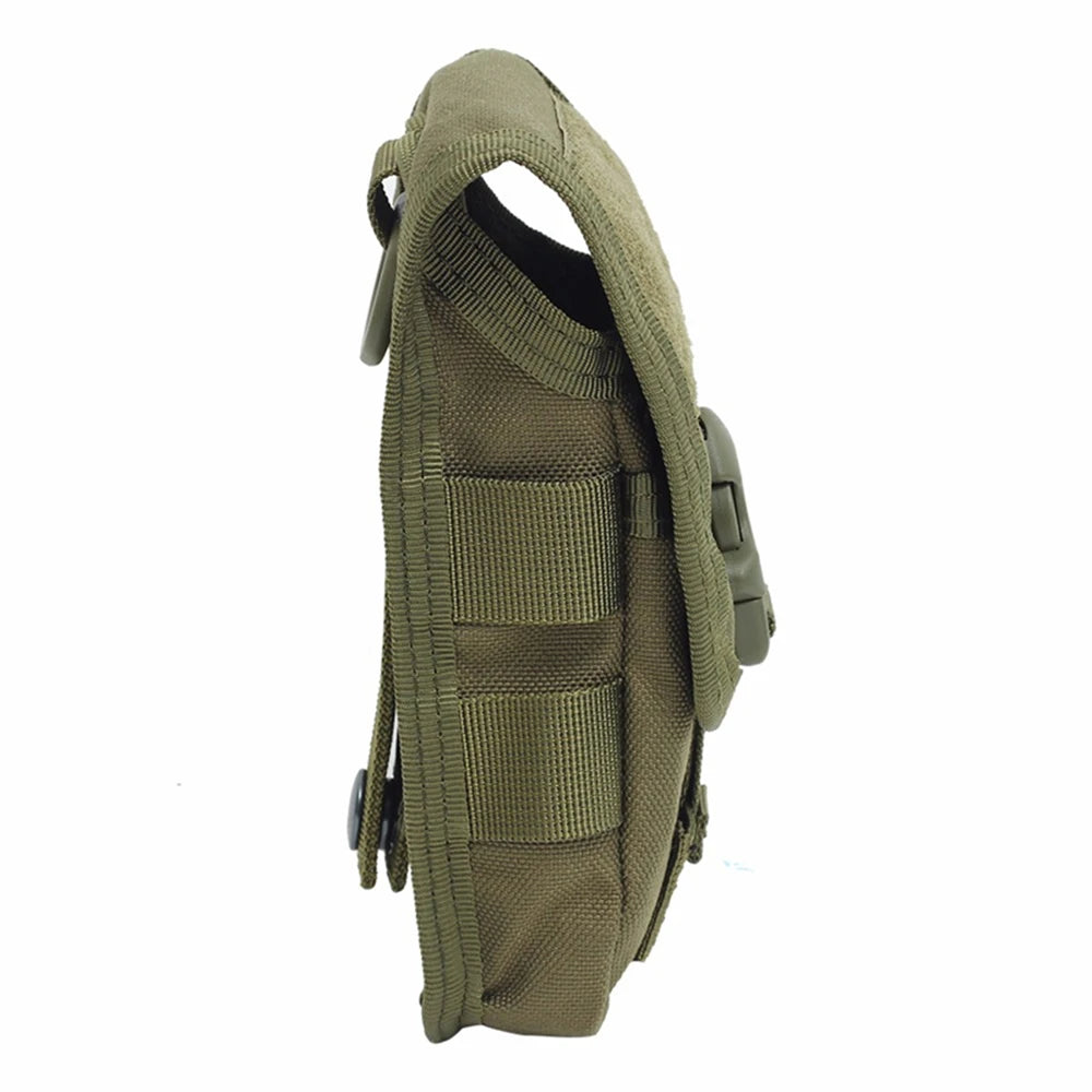 Tactical Double-layer Phone Pouch Hunting Camouflage Molle Bags Outdoor Hunting Molle Fanny Bag Waist Bag Outdoor Sport Bag