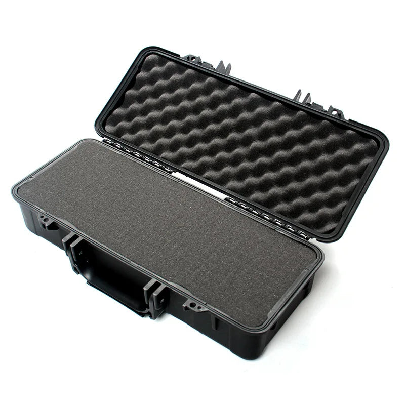 Waterproof Hard Protective Case with Customizable Foam, Portable Watertight Rugged Box Ideal for Pistol Electronics Equipment