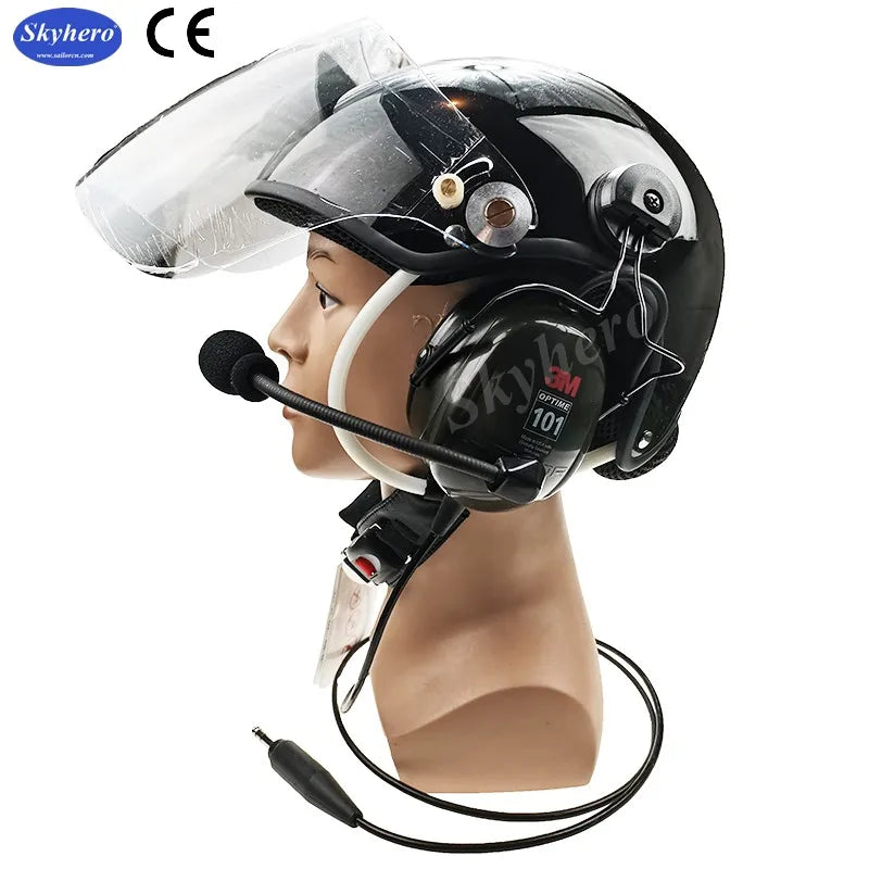 Custom Intercom and Helmet Set, 2 Headset, Intercom, Helmet Inner