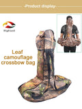 Crossbow Storage Bag Oxford Cloth T Shape Bow Bag Adjustable Hunting Archery Leaf Camouflage T Shaped  Crossbow Hunting Bag