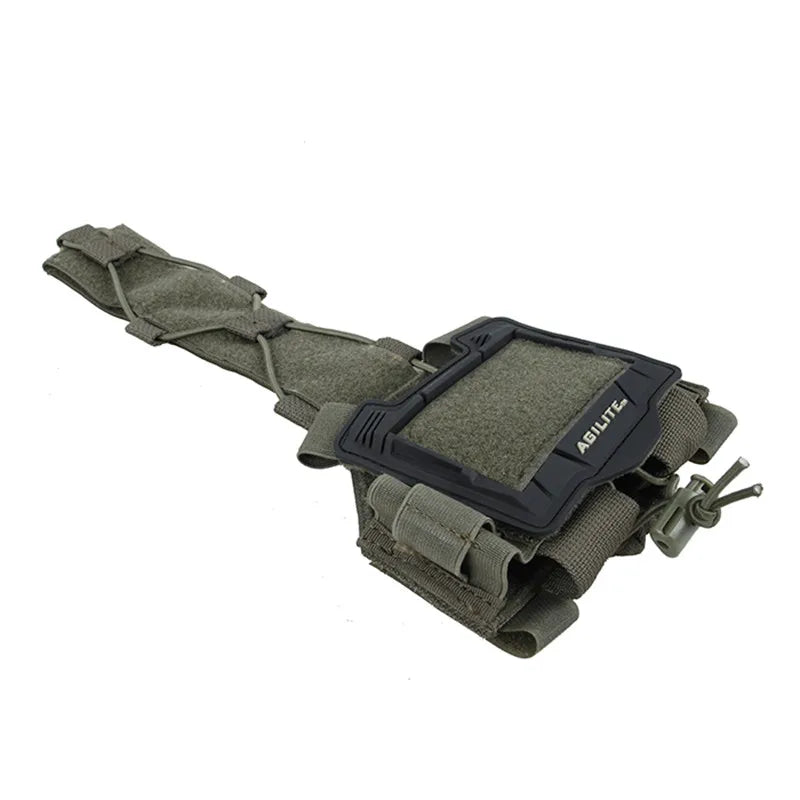 High-Capacity Battery Pouch Case for Tactical Helmet, Paste attached Pouch, Battery Storage Bag, RG BK, New