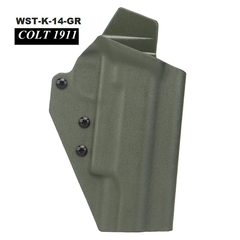 Kydex Holster-G17/19/19x/45 Beretta M9/1911/P226/.45 Handgun Holster Right Hand Hunting Pistol Case Light Beaing Gun Bag