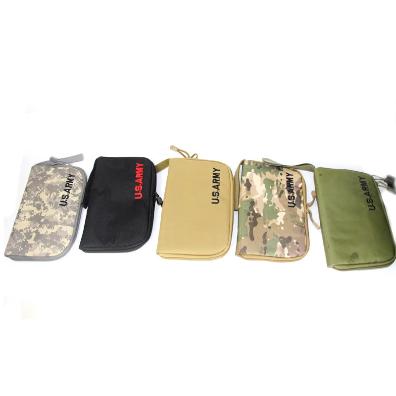 Tactical Pistol Bag Case for GL 17 19 Betta M9 Universal Gun Bag Holster with Magazine Holder Shockproof Padded Protector