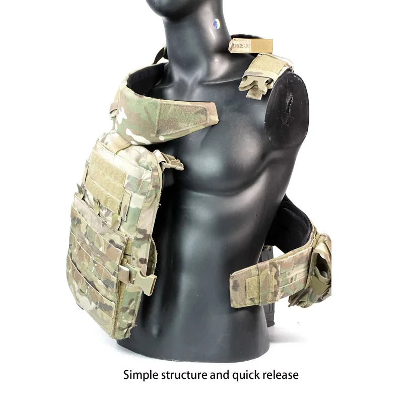FCSK AVS Tactical Vest Sport Tactical Vest Universal Collar Neck Protection Pad