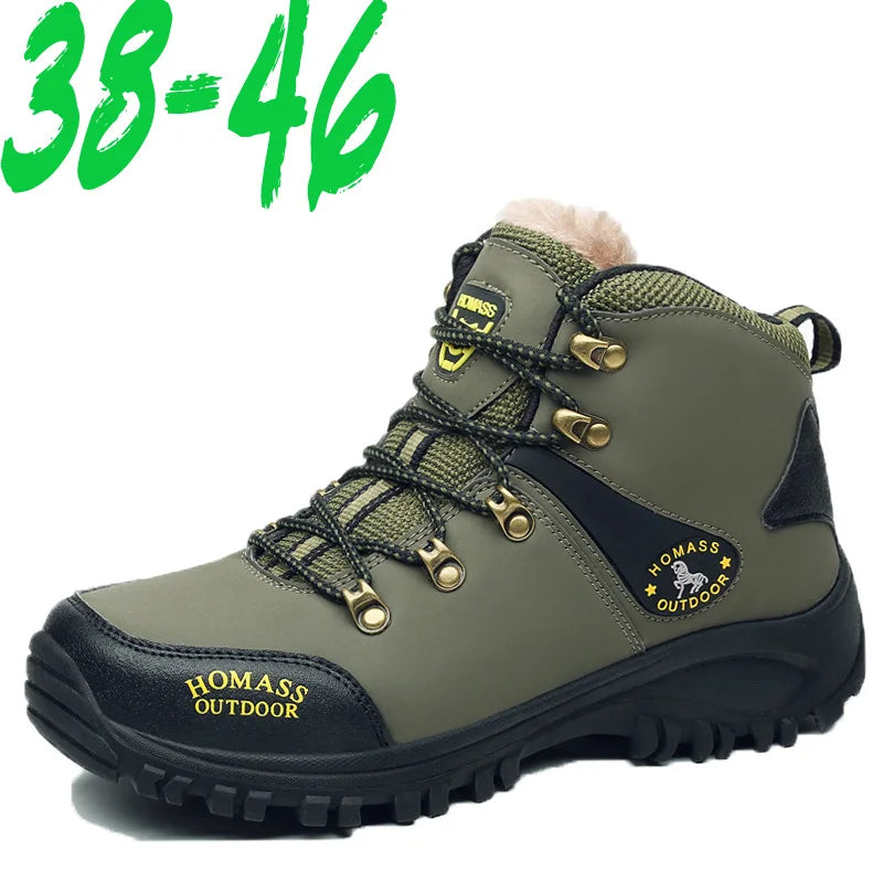 Men Waterproof Hiking Shoes Breathable  Boots New Outdoor Climbing Shoes Non-slip Trekking Sneakers For Men3