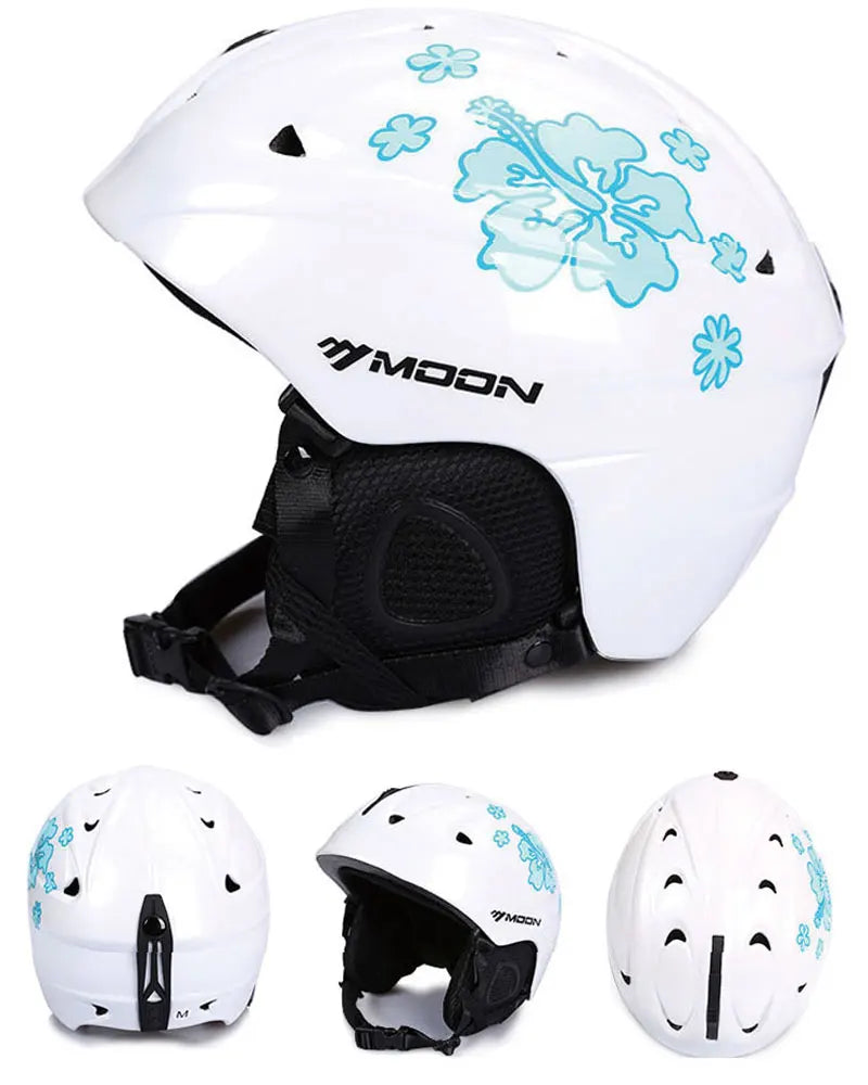 MOON Hot Sale Ski Helmet Integrally-molded Skiing Helmet For Adult and Kids Snow Helmet Safety Skateboard Ski Snowboard Helmet