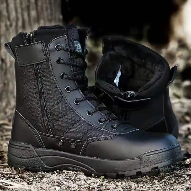 2026 Genuine Summer Tactical Army Fans High Help Desert Combat Boots Tactics SWAT Outdoor Men's Climbing Shoes